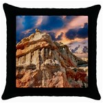 Canyon Dramatic Landscape Sky Throw Pillow Case (Black) Front