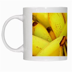 Yellow Banana Fruit Vegetarian Natural White Mugs by Celenk