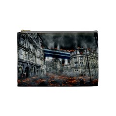 Destruction City Building Cosmetic Bag (medium)  by Celenk