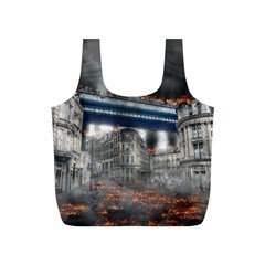 Destruction City Building Full Print Recycle Bags (s)  by Celenk