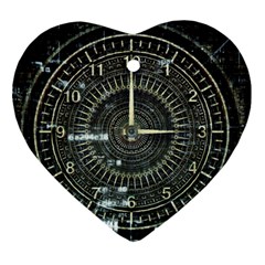 Time Machine Science Fiction Future Ornament (heart) by Celenk