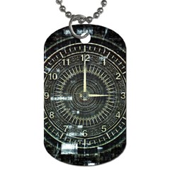 Time Machine Science Fiction Future Dog Tag (one Side) by Celenk