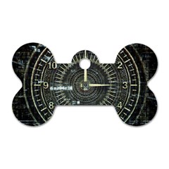 Time Machine Science Fiction Future Dog Tag Bone (one Side) by Celenk