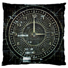 Time Machine Science Fiction Future Large Cushion Case (two Sides)