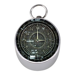 Time Machine Science Fiction Future Mini Silver Compasses by Celenk