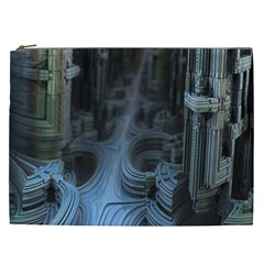 Fractal Design Cosmetic Bag (xxl)  by Celenk