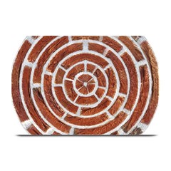 Brick Pattern Texture Backdrop Plate Mats by Celenk