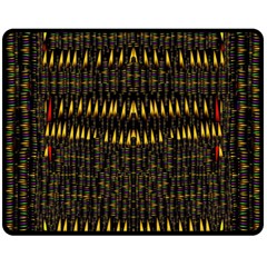 Hot As Candles And Fireworks In The Night Sky Fleece Blanket (medium)  by pepitasart