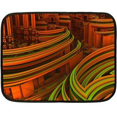 Science Fiction Technology Fleece Blanket (mini) by Celenk