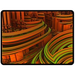 Science Fiction Technology Fleece Blanket (large)  by Celenk