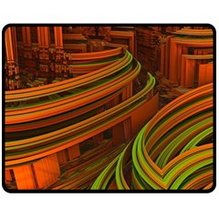 Science Fiction Technology Fleece Blanket (medium)  by Celenk