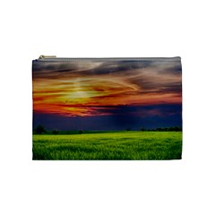 Countryside Landscape Nature Rural Cosmetic Bag (medium)  by Celenk