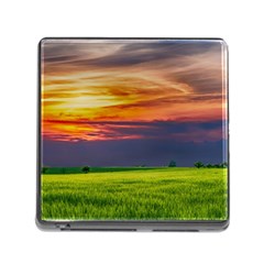 Countryside Landscape Nature Rural Memory Card Reader (square) by Celenk