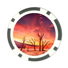 Desert Arid Dry Drought Landscape Poker Chip Card Guard (10 Pack) by Celenk