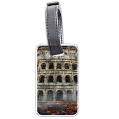 Colosseum Italy Landmark Coliseum Luggage Tags (one Side)  by Celenk