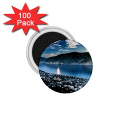 Shore Mountain Water Landscape 1 75  Magnets (100 Pack)  by Celenk