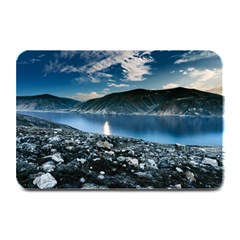 Shore Mountain Water Landscape Plate Mats by Celenk