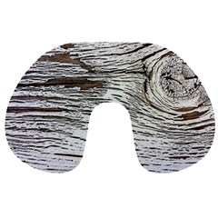 Wood Knot Fabric Texture Pattern Rough Travel Neck Pillows by Celenk