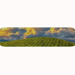 Sunrise Hills Landscape Nature Sky Large Bar Mats by Celenk