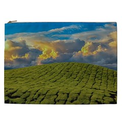 Sunrise Hills Landscape Nature Sky Cosmetic Bag (xxl)  by Celenk