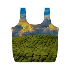 Sunrise Hills Landscape Nature Sky Full Print Recycle Bags (m)  by Celenk