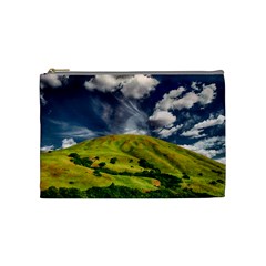 Hill Countryside Landscape Nature Cosmetic Bag (medium)  by Celenk