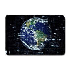 Earth Internet Globalisation Small Doormat 