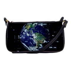 Earth Internet Globalisation Shoulder Clutch Bags by Celenk