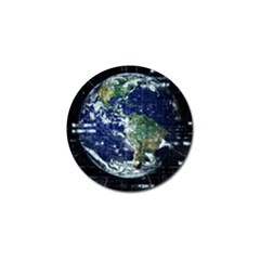Earth Internet Globalisation Golf Ball Marker (4 Pack) by Celenk