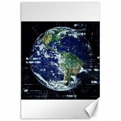 Earth Internet Globalisation Canvas 20  X 30   by Celenk