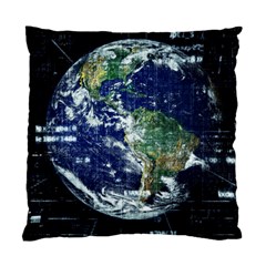 Earth Internet Globalisation Standard Cushion Case (two Sides) by Celenk