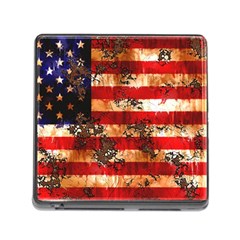 American Flag Usa Symbol National Memory Card Reader (square) by Celenk