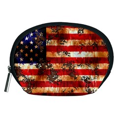 American Flag Usa Symbol National Accessory Pouches (medium)  by Celenk