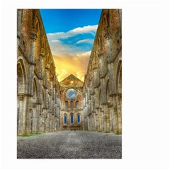 Abbey Ruin Architecture Medieval Large Garden Flag (two Sides) by Celenk