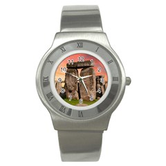 Stonehenge Ancient England Stainless Steel Watch by Celenk