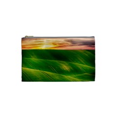 Hills Countryside Sky Rural Cosmetic Bag (small)  by Celenk