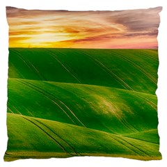 Hills Countryside Sky Rural Large Cushion Case (two Sides)