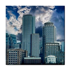 Tower Blocks Skyscraper City Modern Tile Coasters by Celenk