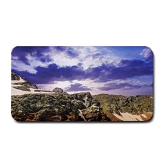 Mountain Snow Landscape Winter Medium Bar Mats by Celenk