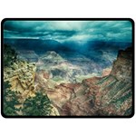 Canyon Mountain Landscape Nature Fleece Blanket (Large)  80 x60  Blanket Front