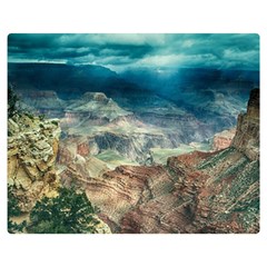 Canyon Mountain Landscape Nature Double Sided Flano Blanket (medium)  by Celenk