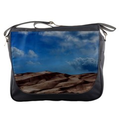 Sand Dune Desert Landscape Dry Messenger Bags by Celenk