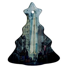 Storm Damage Disaster Weather Ornament (christmas Tree)  by Celenk