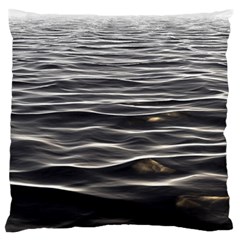 Texture Background Water Large Flano Cushion Case (two Sides) by Celenk