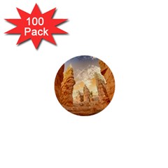 Canyon Desert Landscape Scenic 1  Mini Buttons (100 Pack)  by Celenk