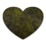 Green Background Texture Grunge Heart Mousepads Front