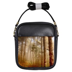 Forest Trees Wood Branc Girls Sling Bags by Celenk