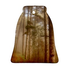 Forest Trees Wood Branc Ornament (bell) by Celenk