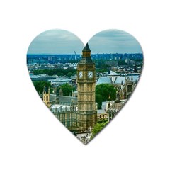 London England City Landmark Heart Magnet by Celenk