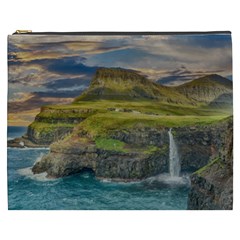 Coastline Waterfall Landscape Cosmetic Bag (xxxl) 